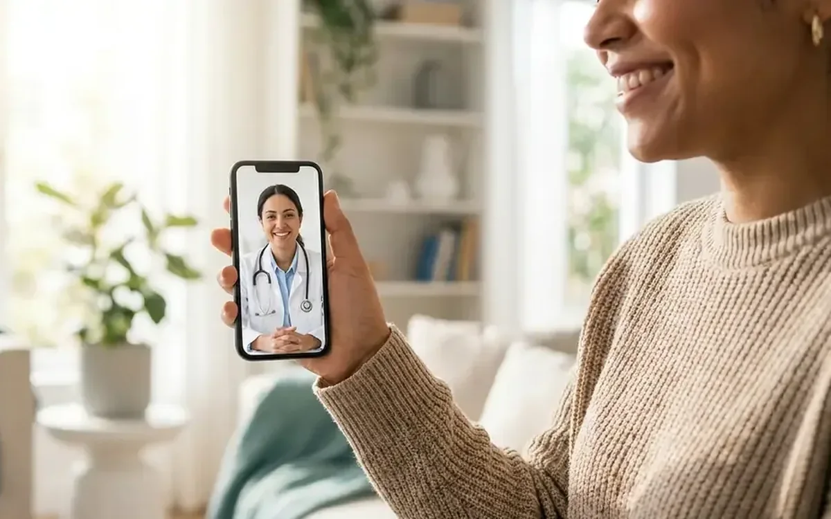 Illustrative video consultation
