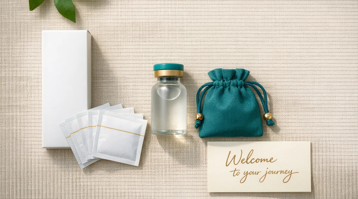 REMEVi welcome kit: vial, injection supplies and welcome card