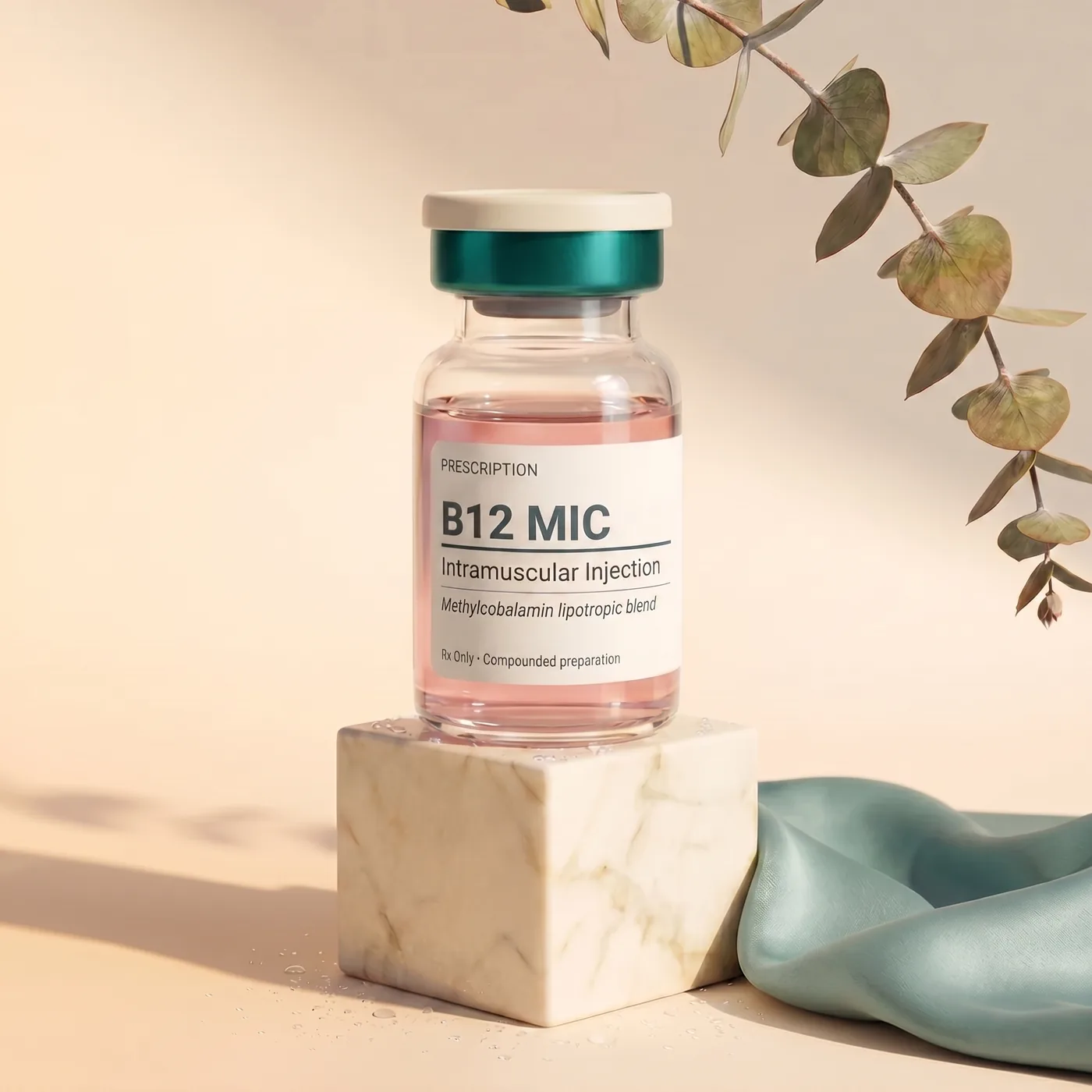 REMEVi B12 MIC intramuscular injection vial — methylcobalamin with a lipotropic blend