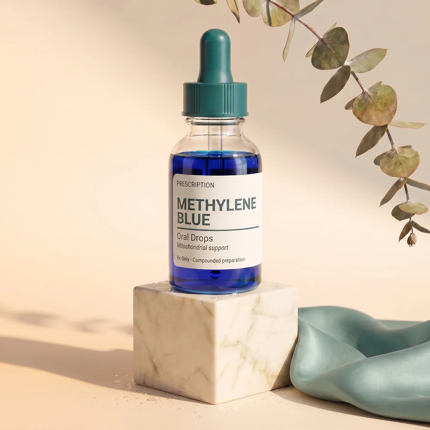 REMEVi Methylene Blue oral drops bottle — a prescription compound for mitochondrial support