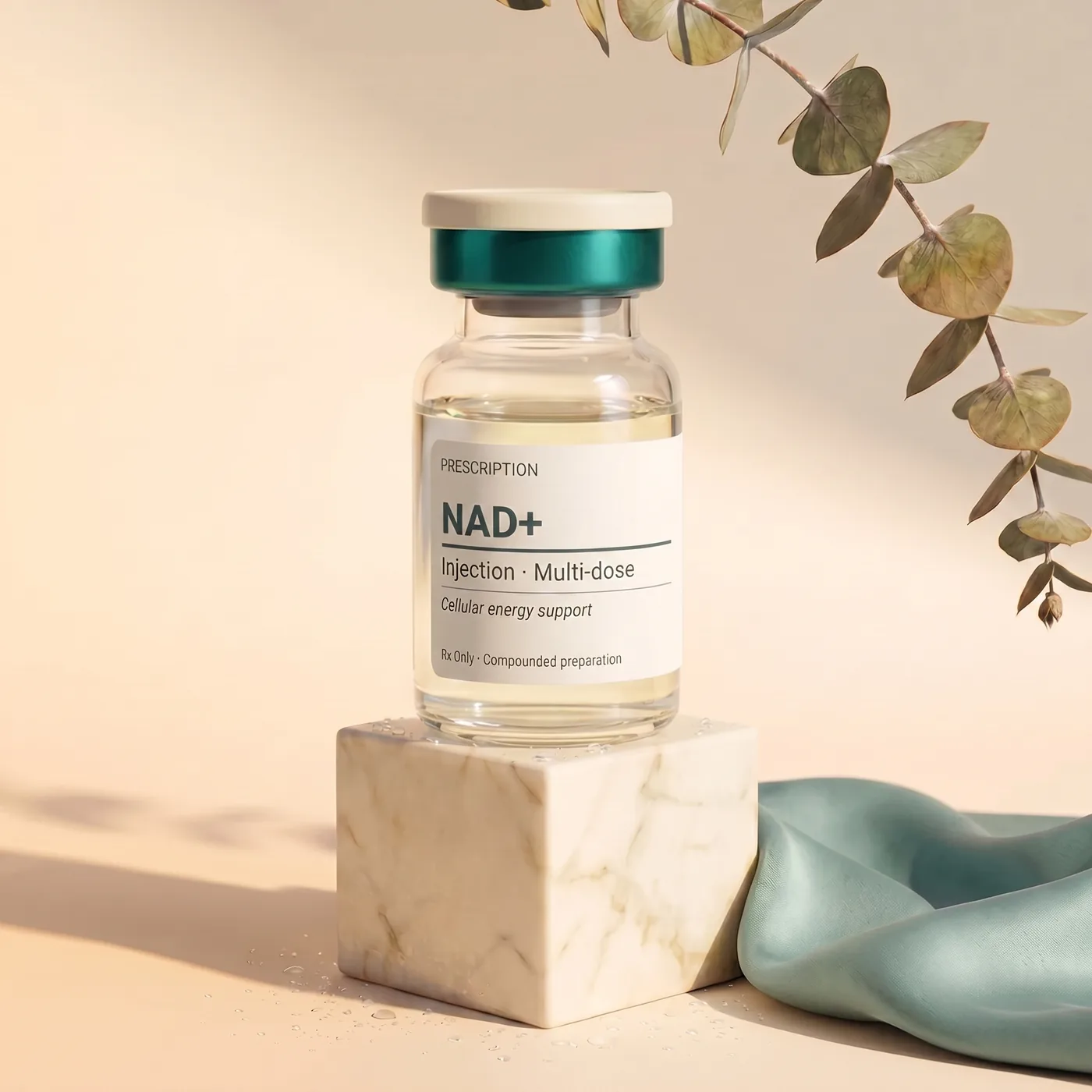 REMEVi NAD+ injection vial — a physician-prescribed compounded preparation for cellular energy support